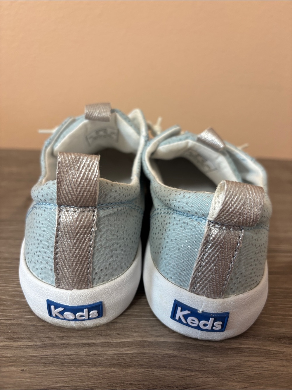 Keds Powder Blue Low-Top Sneakers Women’s size 7.5 - Picture 3 of 5